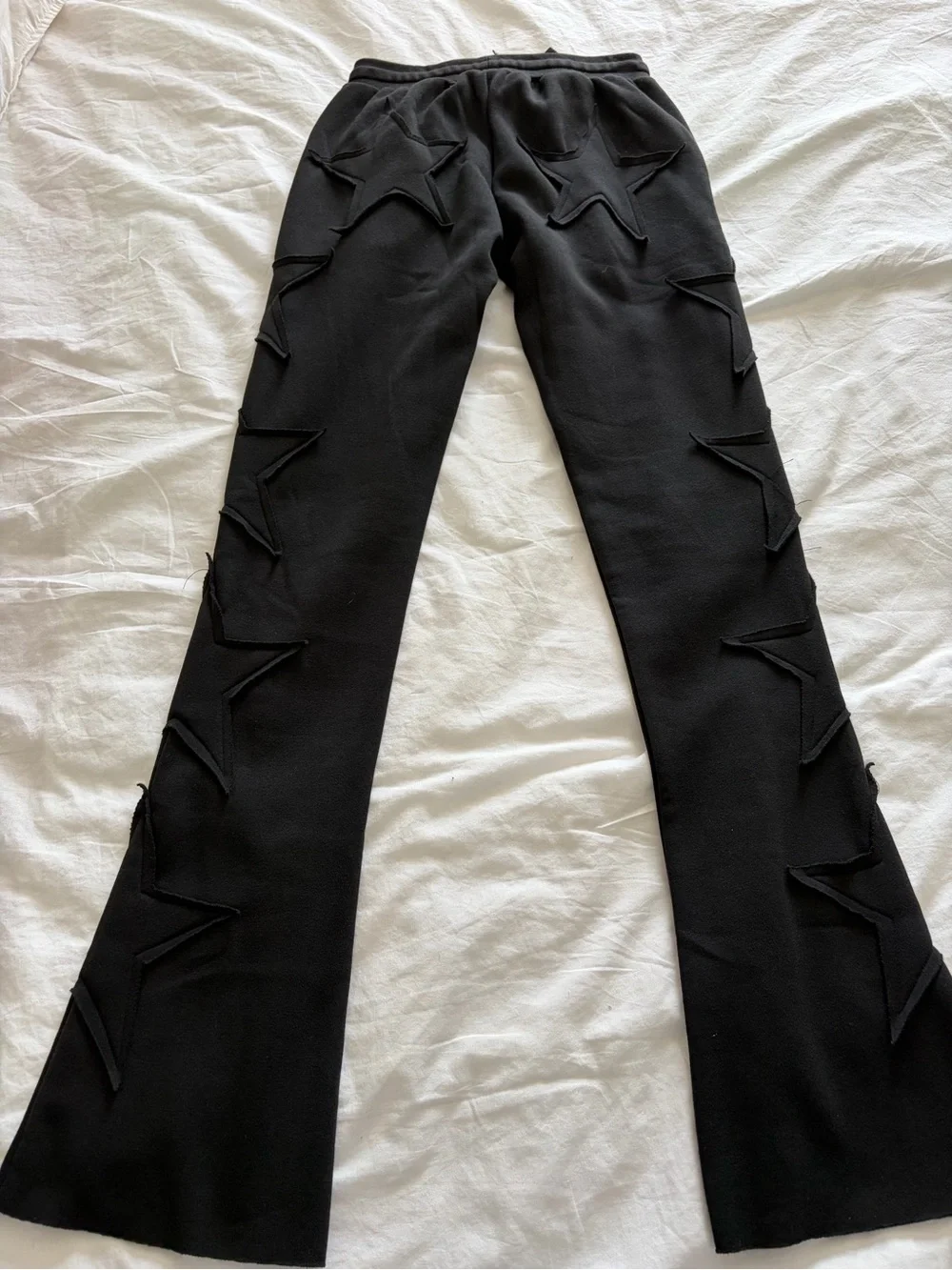 Rockstar Original Women’s Sinayah Black Stacked Star Track Pants Medium NWT - Picture 6 of 14